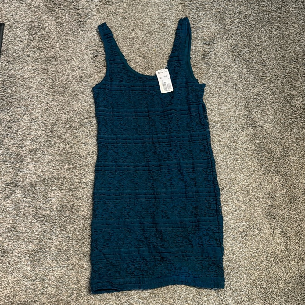 ✨BRAND NEW NEVER WORN✨ Forever 21 Teal Bodycon Dress Size Small